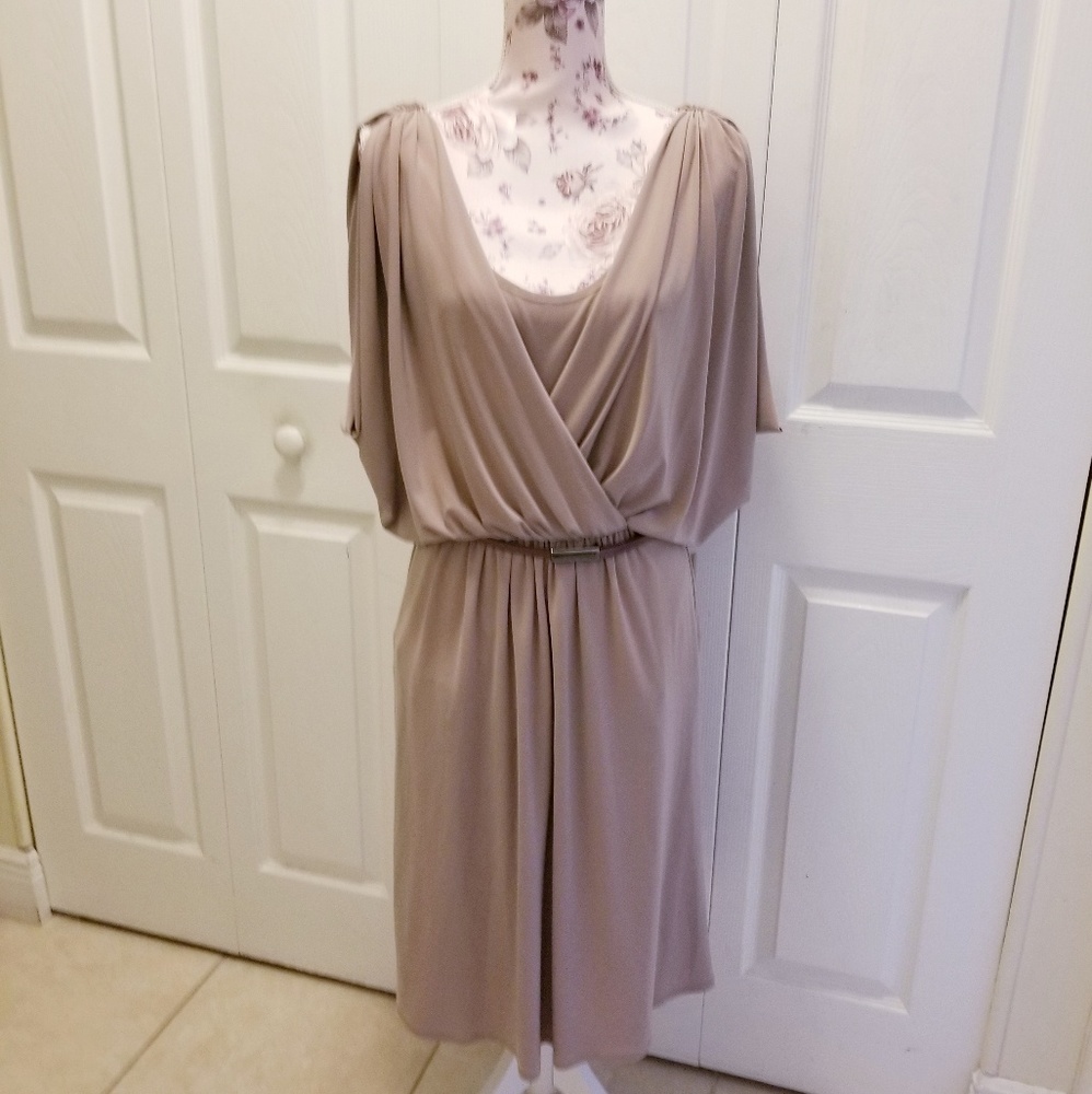 Jones New York Belted Cocktail Dress